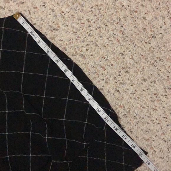 💜 S 💜 NWT Blouse Tank Elastic Checkered - Picture 9 of 9